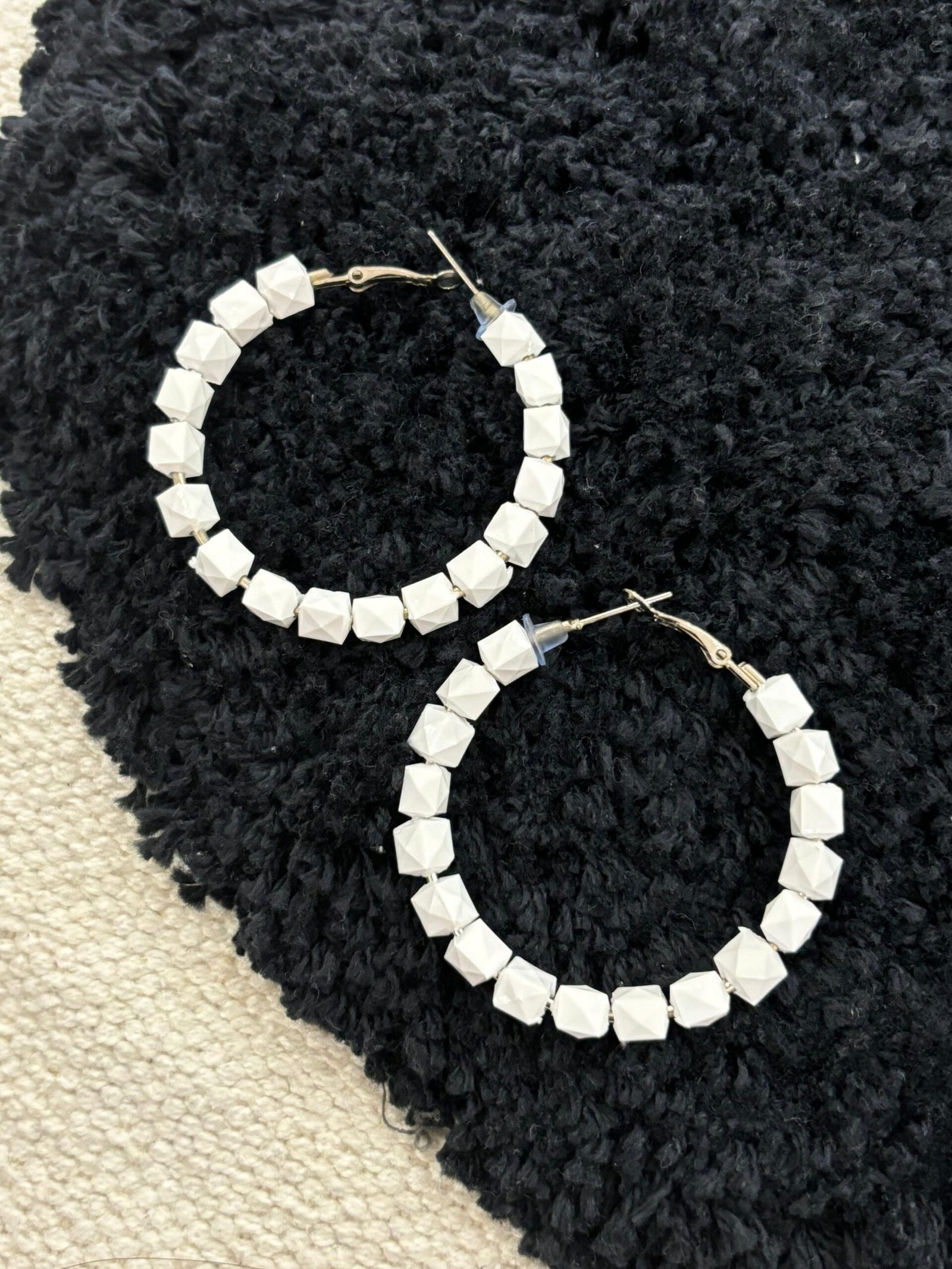 ivory orbit hoops ivory orbit hoops