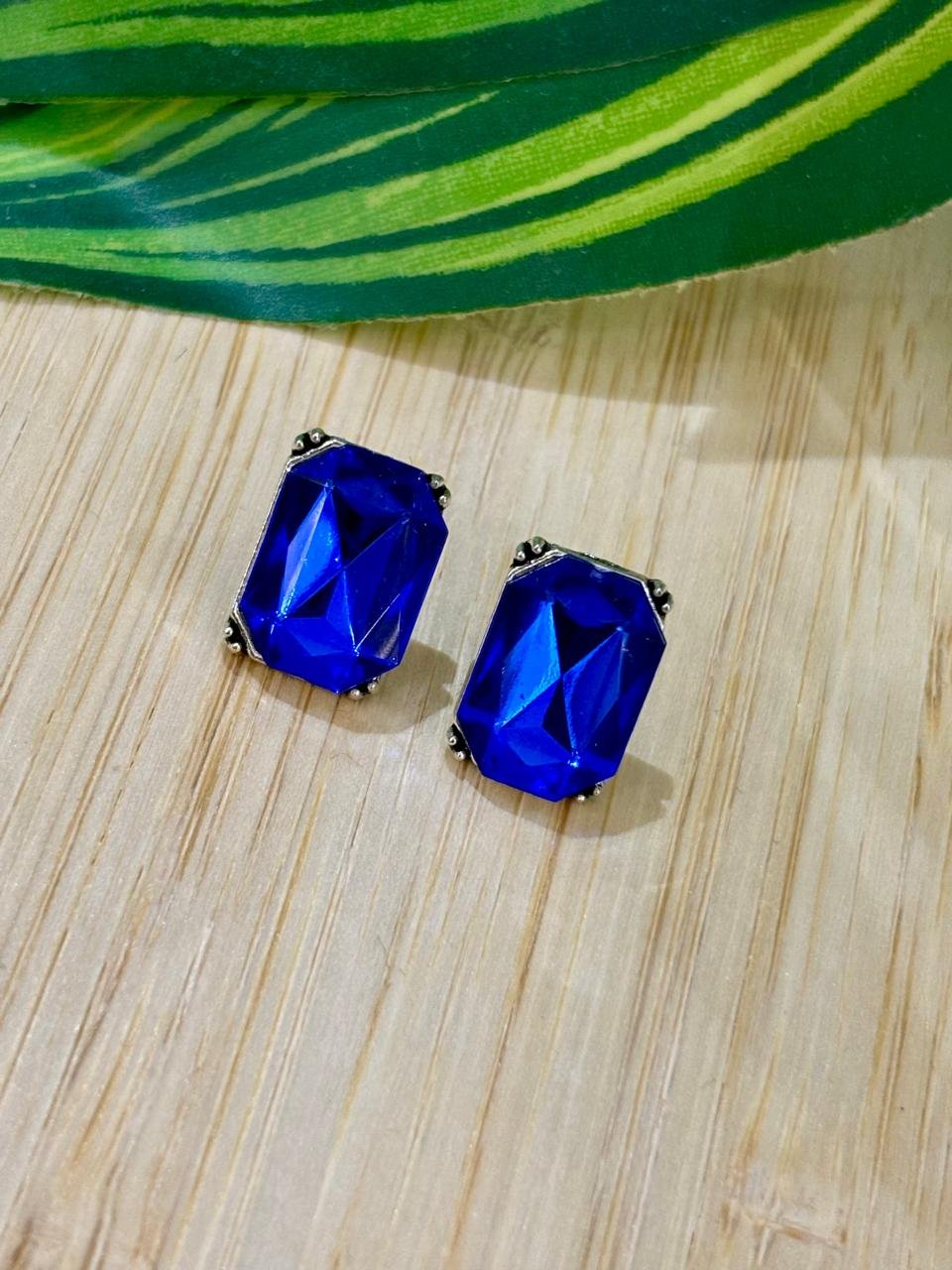 royal blue stud earrings royal blue stud earrings