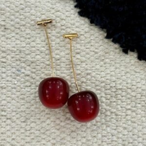 classic cherry drop earrings